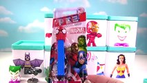 Marvel & DC Comics SUPERHEROES Toy Surprise Blind Box Show! Spiderman, Batman - Stop Motion IRL