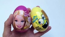 disney duck barbie dress up spongebob surprise eggs toys unboxing disney toys surprise