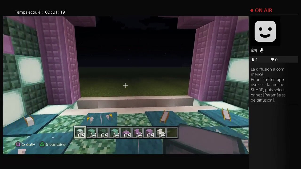 Live Lemecnormal créa PS4 minecraft