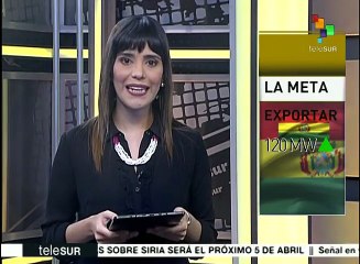 En junio, Bolivia comenzará a exportar energía eléctrica a Argentina