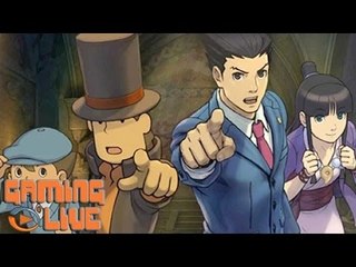 Gaming live Pr. Layton vs Phoenix Wright: Ace Attorney - Enquêtes sorcellerie 3DS