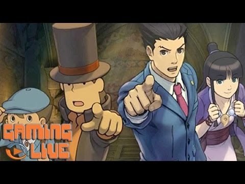 Gaming live Pr. Layton vs Phoenix Wright: Ace Attorney - Enquêtes sorcellerie 3DS