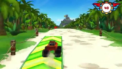 Blaze y el Monstruo de Máquinas de la ISLA del DRAGÓN de la CARRERA del Nuevo Juego de Video