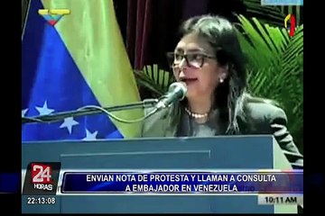 Perú envió nota de protesta a Venezuela tras insultos a presidente PPK