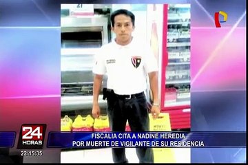 Fiscalía cita a Nadine Heredia por muerte de Emerson Fasabi