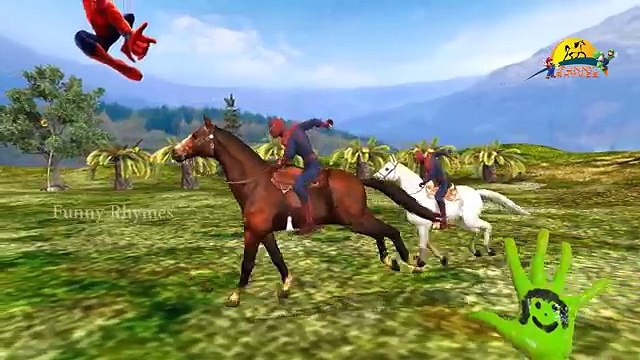 Dedo De La Familia De Spiderman | Hombre Araña Dedo Canciones Familia | Niños Canciones Populares Vivero De Rh