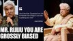 Ramjas Clash Row: Javed Akhar slams Kiren Rijijua as grossly biased | Oneindia News