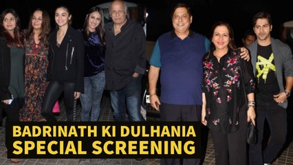 Badrinath Ki Dulhania | Special Screening | Varun Dhawan And Alia Bhatt