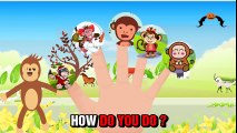 Curious George  The Finger Family Song  Songs For Children [SD, 854x480]