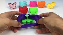 Play and Learn Colours with Playdough Modelling Clay with Hello Kitty Moulds Fun for Kids