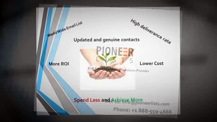 Real Estate Email Lists - Pioneer Lists