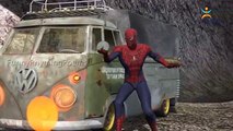 Spiderman Vs Loco Gorila Lucha Compilación de Dedo de la Familia Rimas de cuarto de niños | 3D Animat