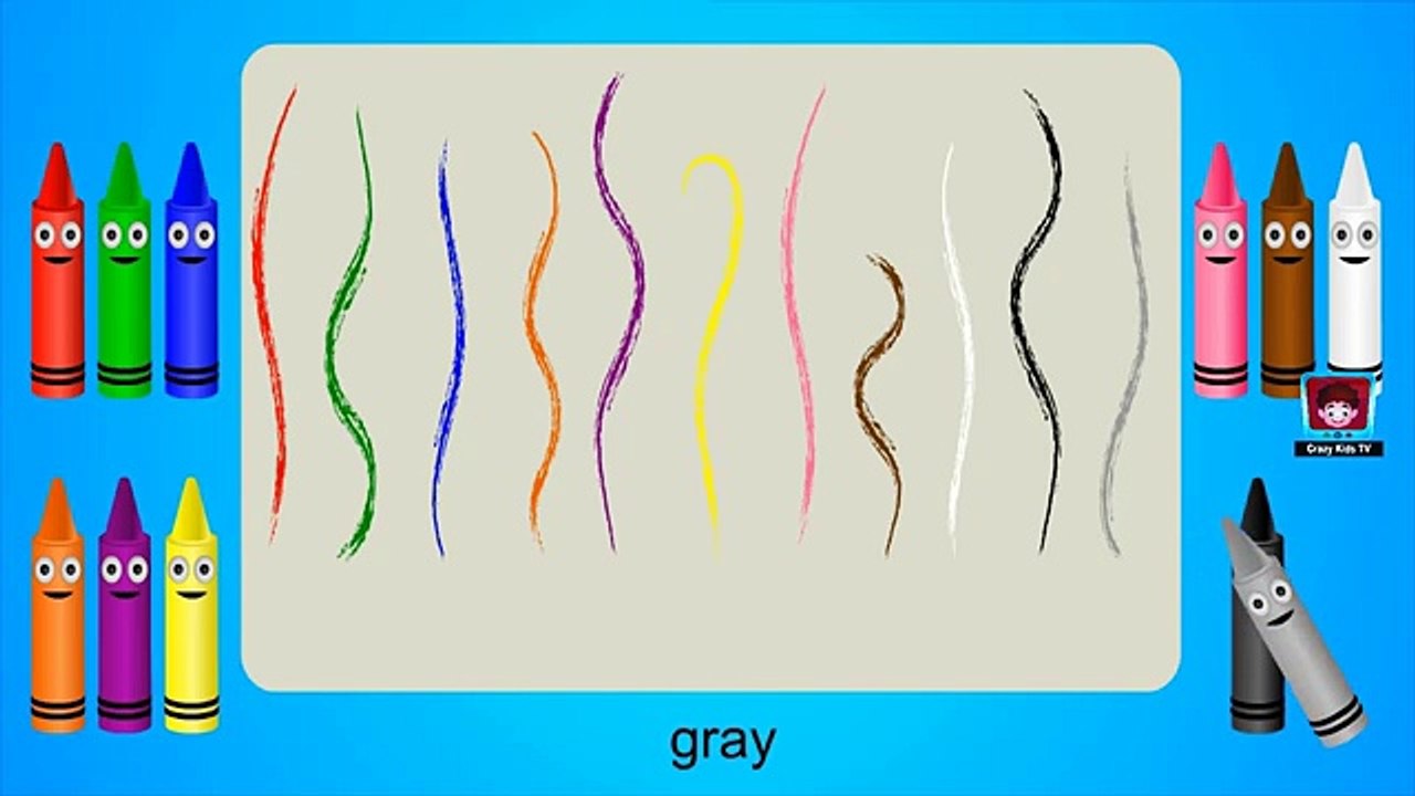 Learn Colors with Crayons | Colors for Kids | Kids Learning Videos | Teaching Colours