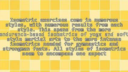 Isometric Exercises for Mind-Muscle Connection