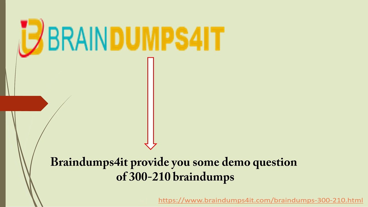 300-210 Braindumps