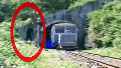 Ghost caught in haunted train tunnel at USA Wasington DC