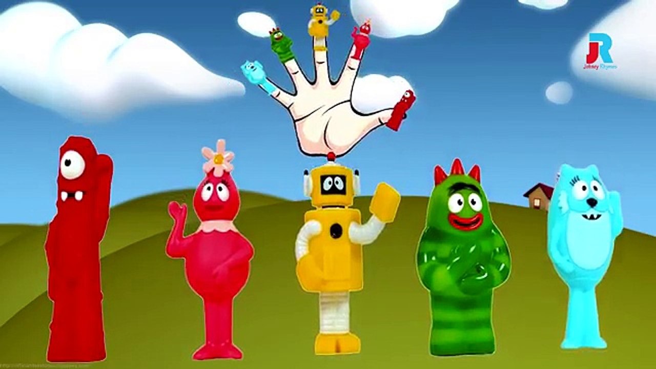 Yo Gabba Gabba Finger Family Song Finger Family Nursery Rhymes For Kids