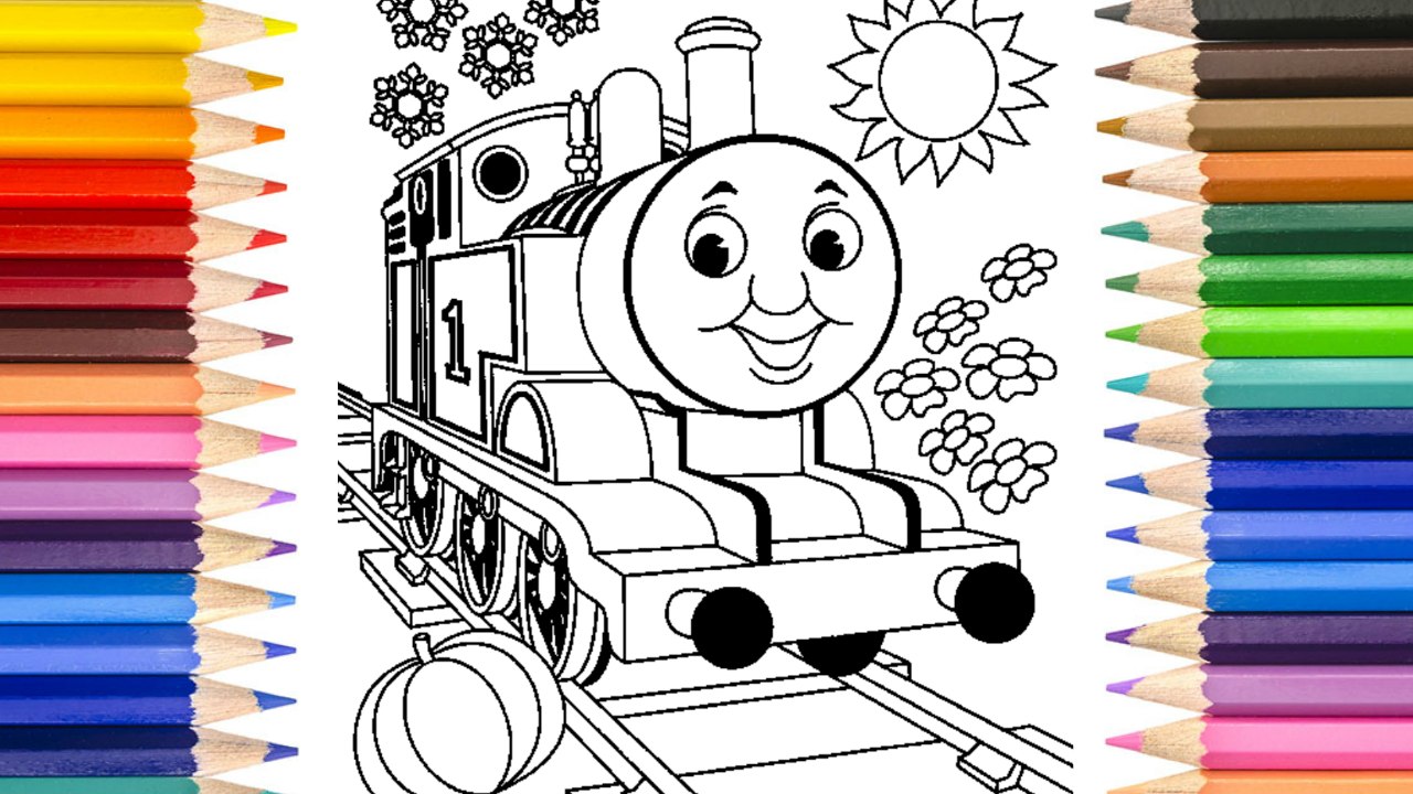 Thomas the tank Engine online coloring Thomas and Friends games kids video