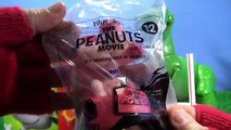 The Peanuts Movie Snoopy Toys McDonalds Happy Meal Toys - new Set kid friendly