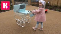 Королевская коляска для куклы Baby Born  Катя купила коляску для Беби борн Эмили Silver Cross pram новые серии видео