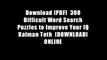Download [PDF]  300 Difficult Word Search Puzzles to Improve Your IQ Kalman Toth  [DOWNLOAD] ONLINE