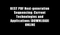 BEST PDF Next-generation Sequencing: Current Technologies and Applications [DOWNLOAD] ONLINE