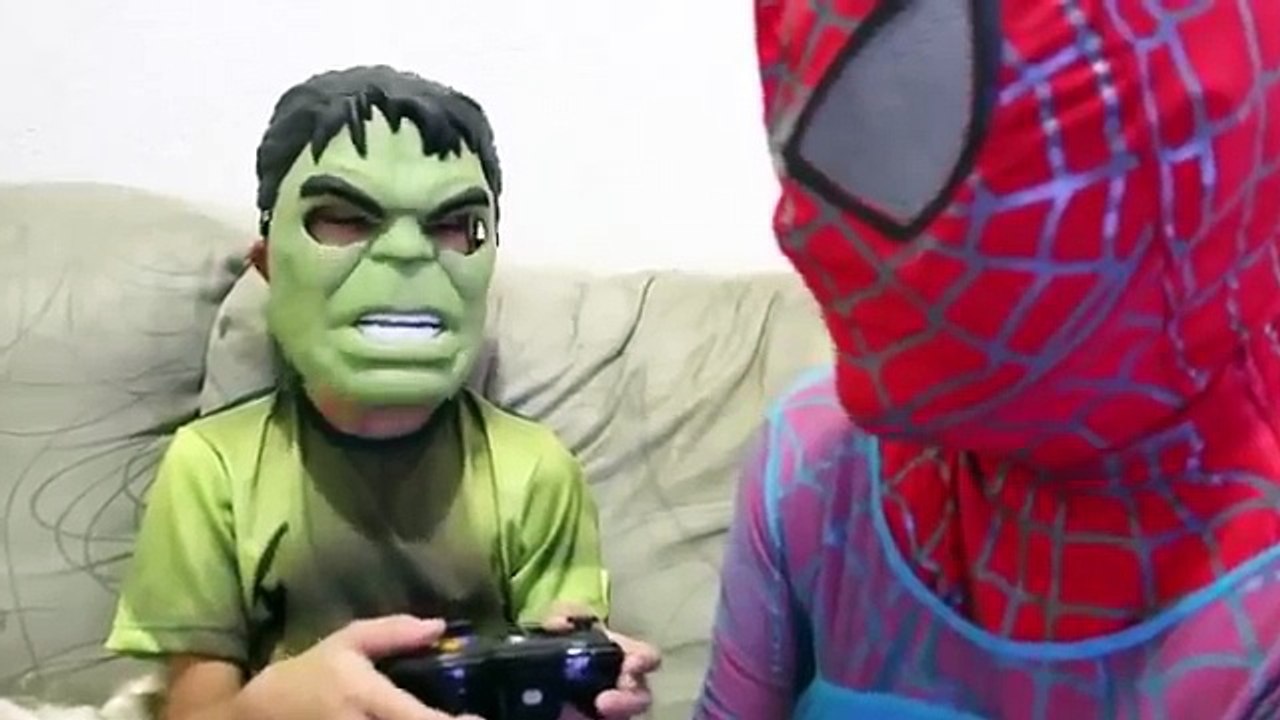 Spiderman Poo Surprise Eggs With Frozen Elsa Anna And Joker - Fun Superhero In Real Life