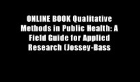 ONLINE BOOK Qualitative Methods in Public Health: A Field Guide for Applied Research (Jossey-Bass