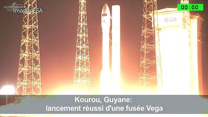 Une fusée Vega lance un satellite d'observation de la Terre