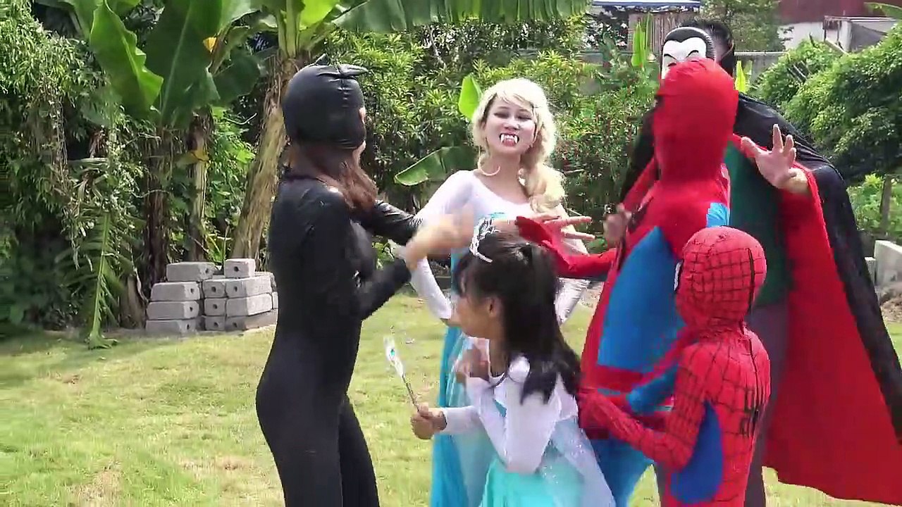 BABY Spiderman and Frozen Elsa Don'