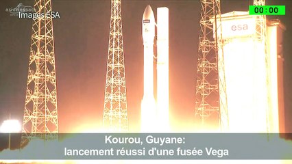 Une fusée Vega lance un satellite d'observation de la Terre