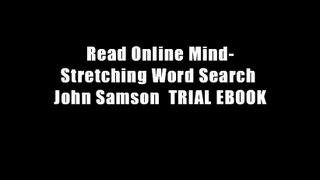 Read Online Mind-Stretching Word Search John Samson  TRIAL EBOOK