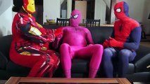 Spiderman vs Pink Spidergirl Pregnant vs Doctor - Spiderbaby is born! Superhero Fun in Real Life