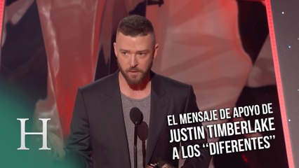 El inspirador mensaje de Justin Timberlake a los "diferentes"