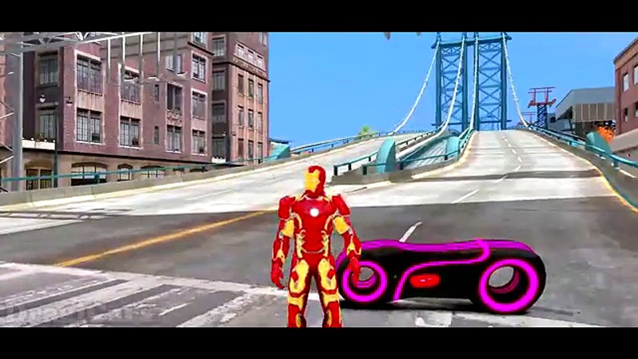 Talking Tom Elsa Frozen & Spiderman Motorbike Epic Party Nursery Rhymes Lightning McQueen