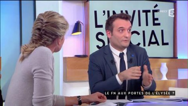 C à Vous : Echange très tendu entre Florian Philippot et Anne-Sophie Lapix