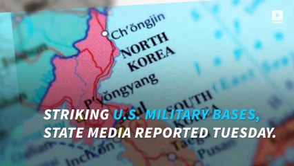 North Korea: Practicing launching missiles to hit US base in Japan