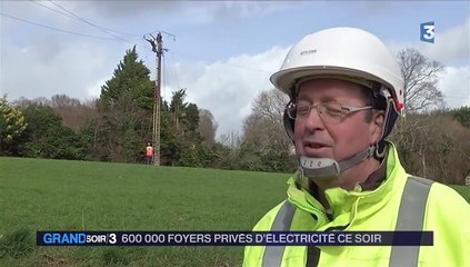 La tempête Zeus prive 600 000 foyers d'électricité