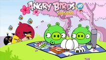 Angry Birds Coloring Pages For Learning Colors - Angry Birds Seasons and Girls Coloring Book