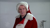 Liam Neeson Auditions For Mall Santa Claus-