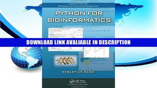 eBook Free Python for Bioinformatics (Chapman   Hall/CRC Mathematical and Computational Biology)