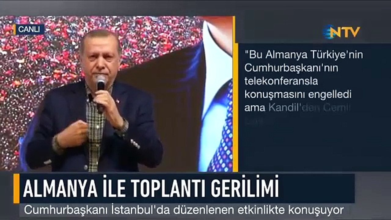 Cumhurbaşkanı Erdoğan Almanya Konuşması