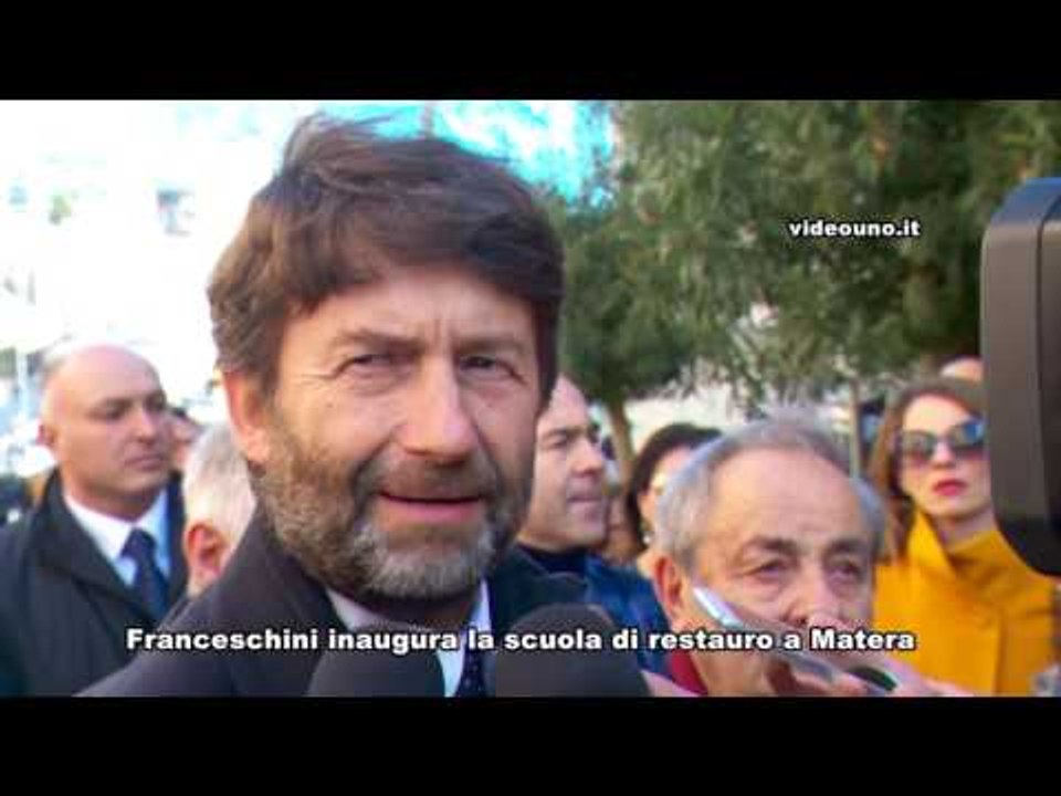 Ministro Franceschini per inaugurazione scuola di restauro
