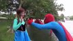 Spiderman & Frozen Elsa vs Joker! Elsa Kidnapped! w/ Pink Spidergirl & Maleficent! Funny S