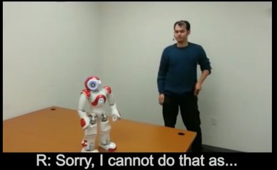 Robot razona las consecuencias de una acción
