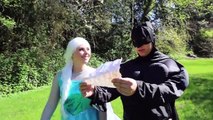 Замороженные elsa призрак шалость Вт/ #Человек-паук и Анна, Бэтмен против Джокера! Супергерои в реальной жизни