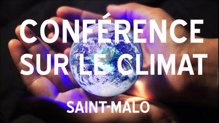 Conférence sur le climat avec Nicolas Hulot à Saint-Malo