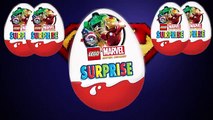 Лего марвел LEGO Marvel Super Heroes Супергерои Шоколадные яйца Киндер сюрприз Unpacking Kinder