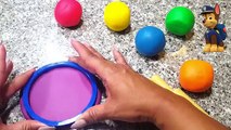 Учим цвета игрушки компиляции сюрприз играть doh для детей Щенячий патруль видео для детей пластилин