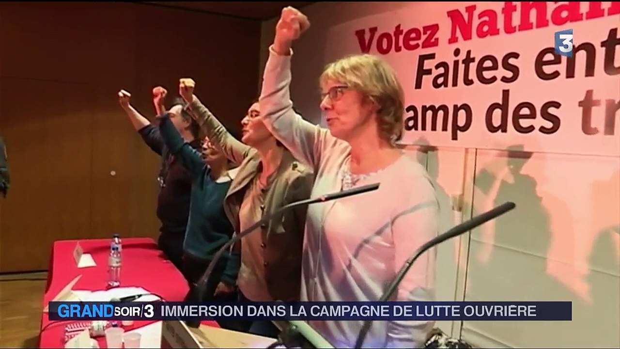 Présidentielle : Arthaud (Lutte ouvrière) tente de se faire entendre des travailleurs